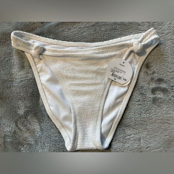 NWT White Bikini Bottom Size Small Medium - Picture 1 of 3